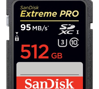 SanDisk Launches Extreme PRO SD Cards: Up to 512GB