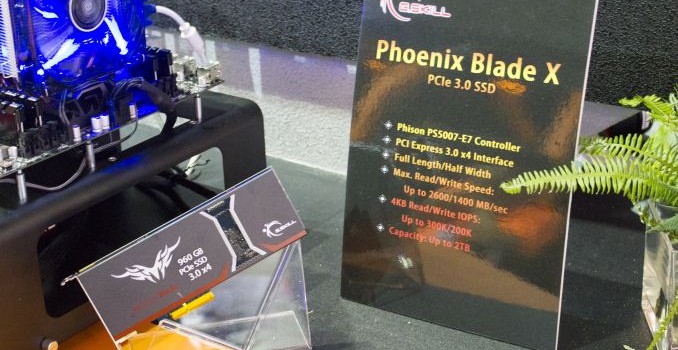 G.Skill Shows Phison E7 Based Phoenix Blade X PCIe 3.0 x4 SSD