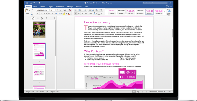 Microsoft Releases Office 2016 For Mac