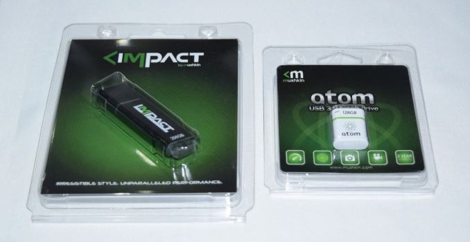 Mushkin Impact 256GB and Atom 128GB USB Flash Drives Capsule Review