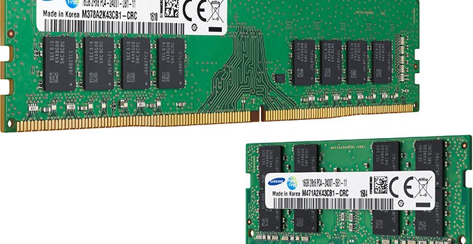 Samsung Begins To Produce DDR4 Memory Using '10nm Class' Process Tech