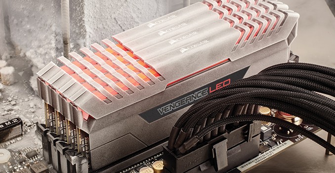 Corsair Unveils Vengeance LED Modules: DDR4 Gets Lighting, 4333 MT/s Data-Rate