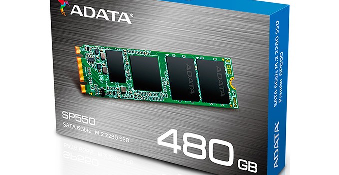 ADATA Introduces Premier SP550 SSDs in M.2 Form-Factor