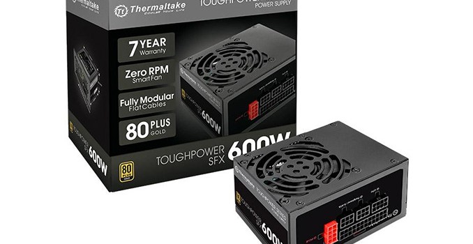 Thermaltake Releases New SFX PSUs: 450W and 600W, rated at 80 PLUS Gold