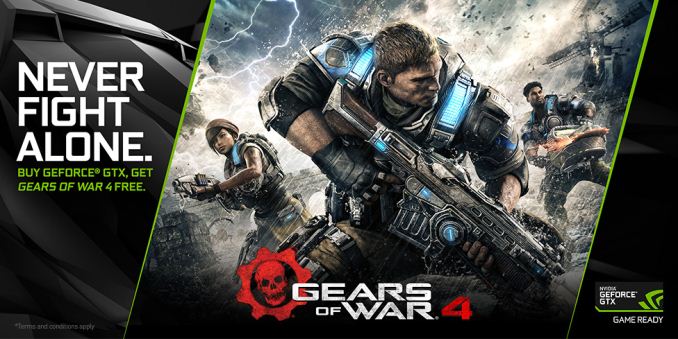 NVIDIA Announces Gears of War 4 Game Bundle for GTX 1080 and 1070