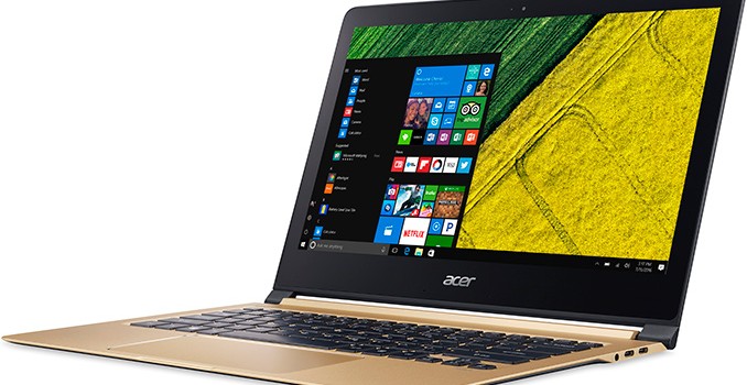 Acer Begins Selling 9.98-mm Swift 7 Kaby Lake Laptop in the U.S.: Starts at $1100