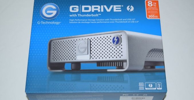 G-Technology G-Drive with Thunderbolt 8TB Capsule Review