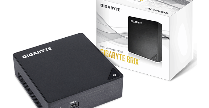 GIGABYTE Updates BRIX SFF PCs with Intel’s Kaby Lake CPUs