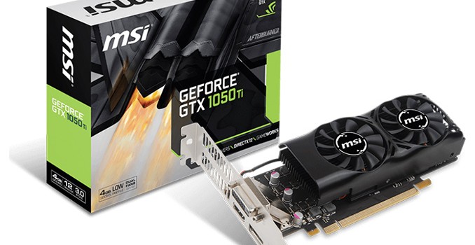 MSI Adds Low-Profile GeForce GTX 1050 Ti to Lineup