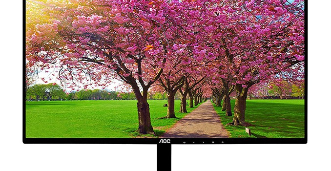 AOC P2779VC: 27” PLS Display with Qi Wireless Charging Base for $199