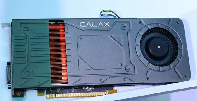 GALAX Shows Off Single-Slot GeForce GTX 1070 Graphics Card