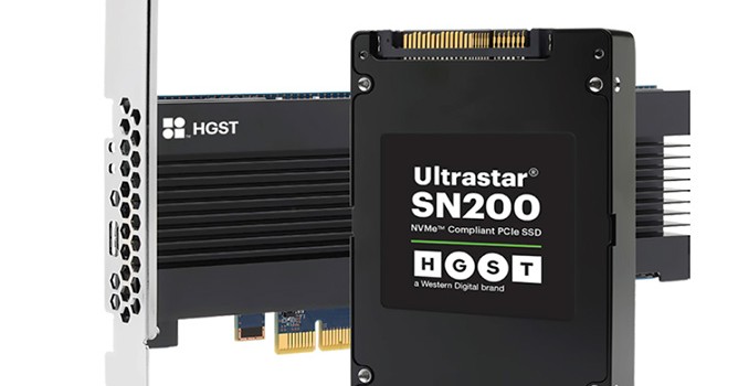 HGST Ultrastar SN200 Accelerator: 7.68 TB Capacity, 6.1 GB/s Read Speed, 1.2M IOPS