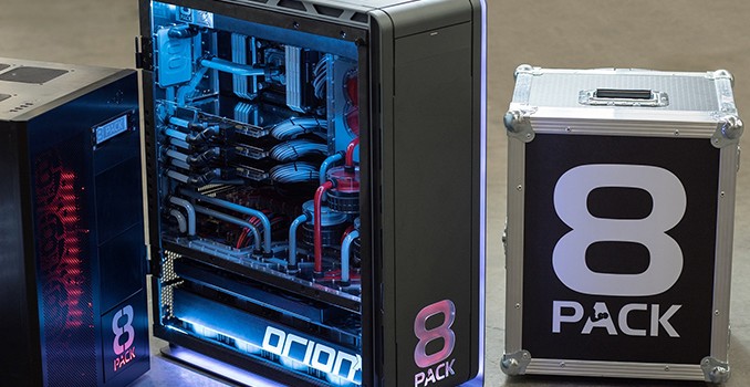 The OcUK 8Pack OrionX: X99 + Z270 in a Custom Overclocked $30,000 Desktop PC