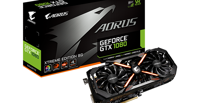 GIGABYTE Extends Aorus to GPUs: A New GeForce GTX 1080