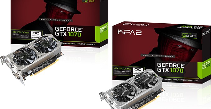 Palit Launches GeForce GTX 1070 for Mini-ITX PCs with GALAX and KFA2 Brands