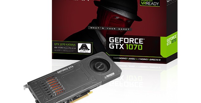 GALAX and KFA2 Katana: Single-Slot GTX 1070 GPUs Coming Soon