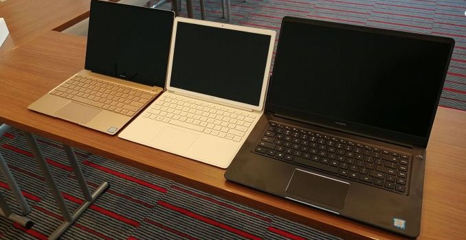 Huawei Launching Two New Clamshell Laptops: The MateBook X and the MateBook D