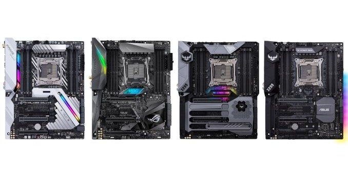 ASUS Unveils Seven X299 Motherboards: Prime, TUF and ROG