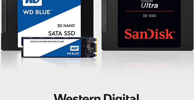 WD Blue 3D NAND SATA & SanDisk Ultra 3D SSDs Launched: 3D TLC NAND, SATA, Marvell