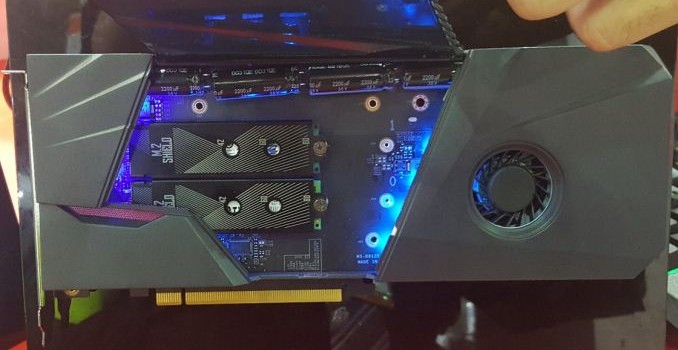 MSI Demos Prototype Hybrid Storage Card: M.2 & 2.5” SATA on a PCIe Card