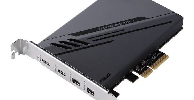 ASUS Reveals ThunderboltEX 4 Expansion Card, Dual Type-C & Mini-DP