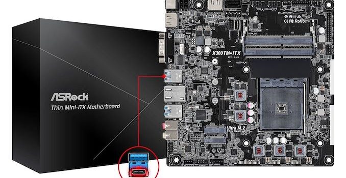 ASRock Announces AMD X300TM-ITX Motherboard: Thin ITX For Ryzen APUs
