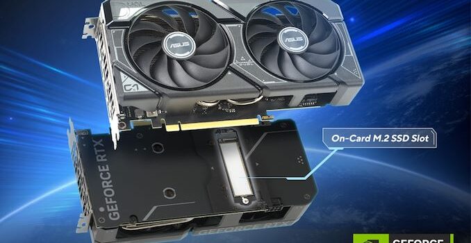 Asus Intros GeForce RTX 4060 Ti Video Card With Integrated M.2 SSD Slot