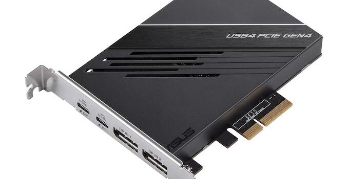 Asus Launches USB4 Add-In-Card: Two 40 Gbps Ports for Desktops