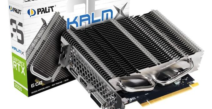 Palit Releases Fanless Version of NVIDIA's New GeForce RTX 3050 6GB