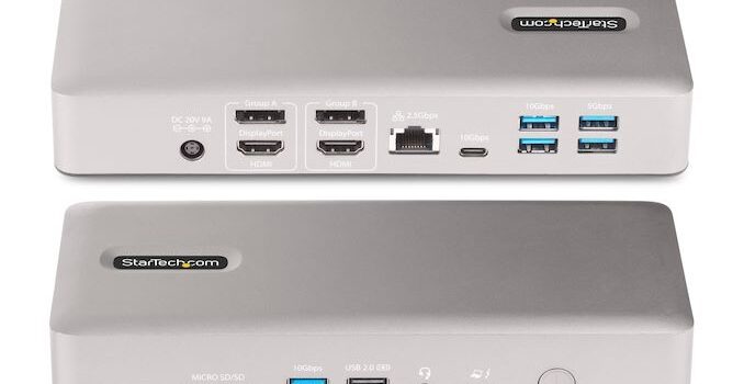 StarTech Unveils 15-in-1 Thunderbolt 4/USB4 Dock with Quad Display Support