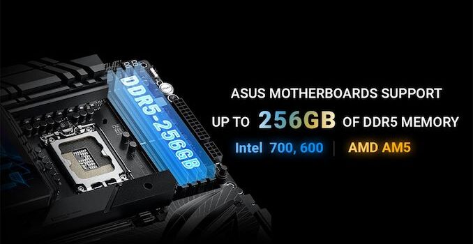 Asus Adds Support for 64GB Memory Modules to Intel 600/700 Motherboards