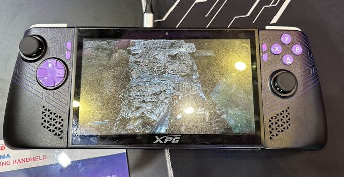 XPG Demos "Nia" Handheld Gaming PC With Foveated Rendering, Swappable DRAM