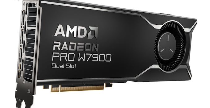 AMD Slims Down Compute With Radeon Pro W7900 Dual Slot For AI Inference