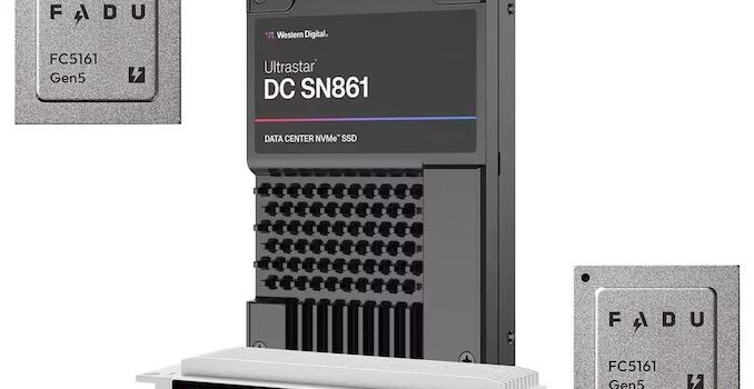 Fadu's FC5161 SSD Controller Breaks Cover in Western Digital's PCIe Gen5 Enterprise Drives